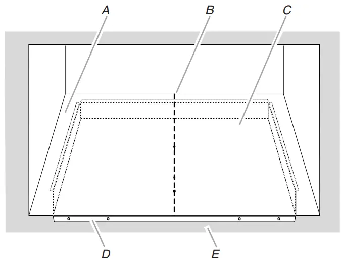 Vinotemp BR MW BI22 S Microwave Oven - Cutout