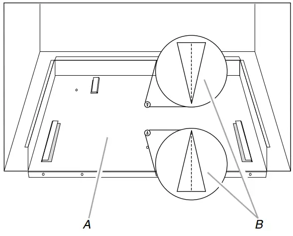 Vinotemp BR MW BI22 S Microwave Oven - bottom duct