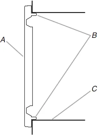 Vinotemp BR MW BI22 S Microwave Oven - cabinet floor
