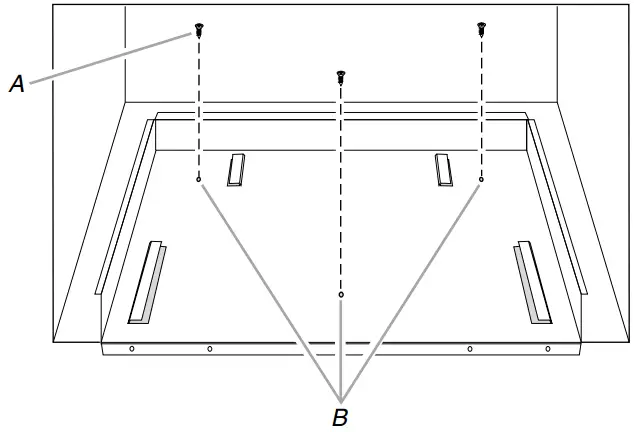 Vinotemp BR MW BI22 S Microwave Oven - cutout floor