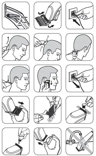 Rowenta TN1300F0 Perfect Line Pro Hair Clipper 2