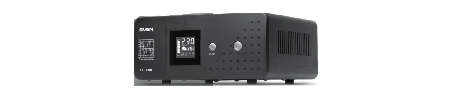 Sven Rt-500 Ups For Prolonged Power Supply User Manual