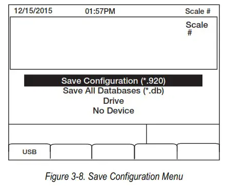 RICE LAKE 920i ACDC Agricultural Multi Animal Indicator - Loading Configuration Files and Databases 4