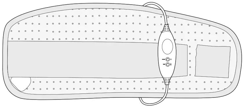nedis Stomach and Back Heating pad- 01