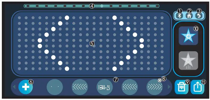 GUANGDONG NX01 Robot Cubby Instruction Manual - Interface of Facial Expression Edit