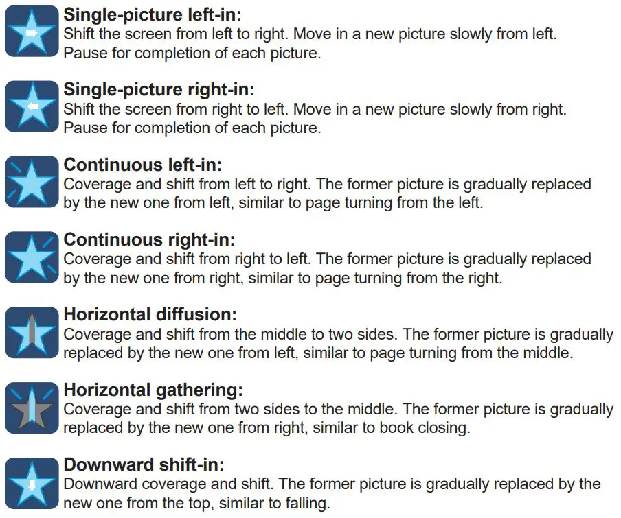 GUANGDONG NX01 Robot Cubby Instruction Manual - Special Effect Animation