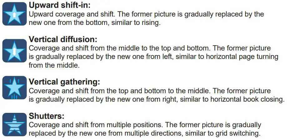 GUANGDONG NX01 Robot Cubby Instruction Manual - Special Effect Animation