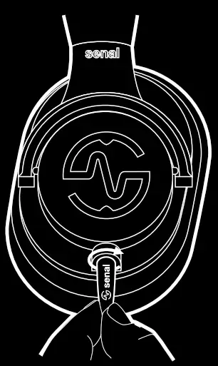 senal SHX 800 Professional Monitor Headphones - Fig