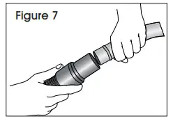 ULINE Industrial Backpack Vacuums . Twist the wand
