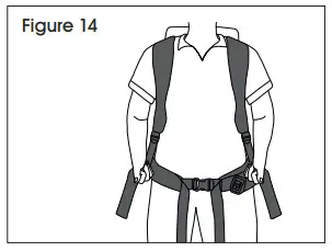 ULINE Industrial Backpack Vacuums Adjust the shoulder