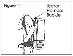 ULINE Industrial Backpack Vacuums Loosen the shoulder