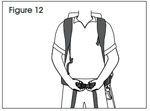 ULINE Industrial Backpack Vacuums the waist strap