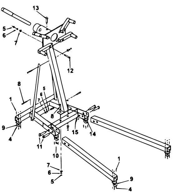 wiltec 51745 Engine Mounting Support-fig-1