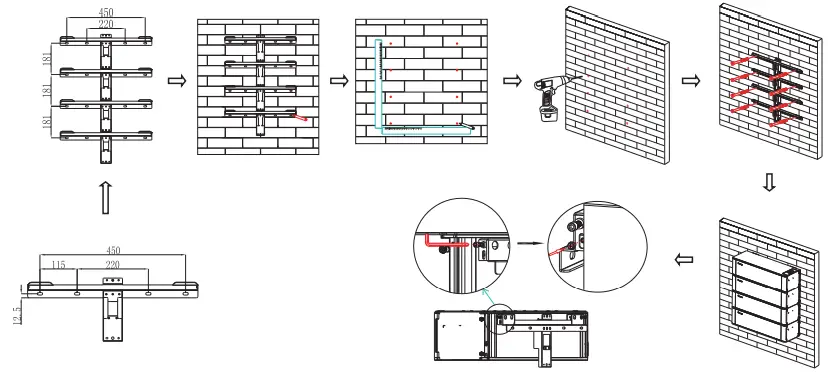 Wall Mounted Installation