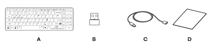 AITmon PK99W Multi Mode Wireless Keyboard fig 1