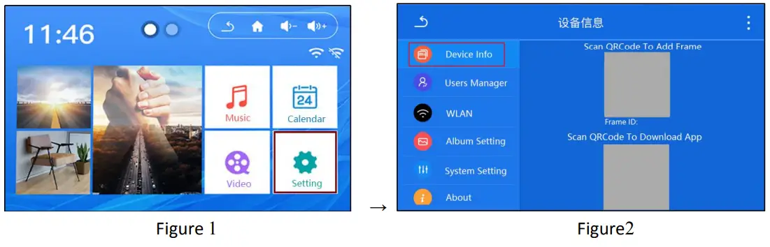 E Tech ID DF10B Cloud Digital Photo Frame - figure 1