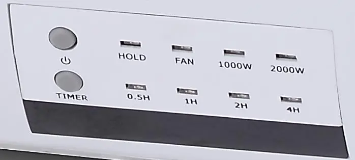 Goldair GCW220 2000W Ceramic Wall Heater - Operating Your Heater