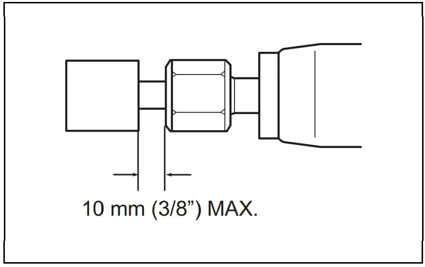 Installing or removing wheel point