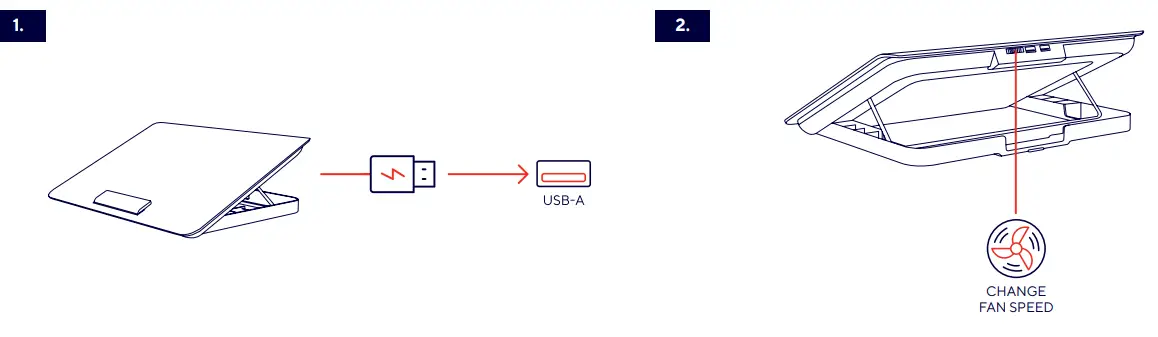 Trust 24613 Exto Laptop Cooling Stand - fig