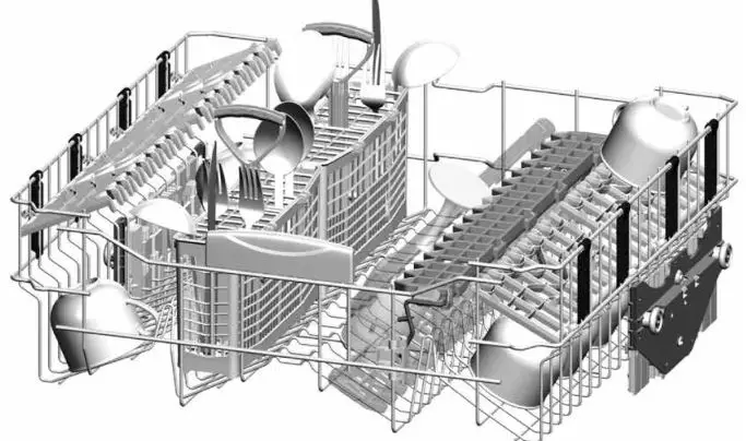 Westinghouse DISHWASHER - Alternative modular basket position