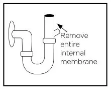 Westinghouse DISHWASHER - Remove entire internal membrane