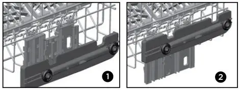 Westinghouse DISHWASHER - Top basket height adjustment