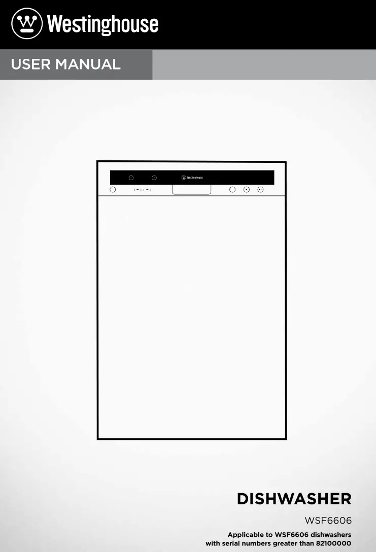Westinghouse DISHWASHER User Manual