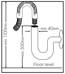 Westinghouse DISHWASHER - Water drain hose