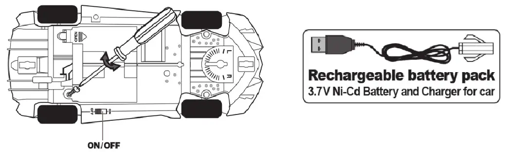 CUSOCUE BJD001 Remote Control Car - Instruction 3
