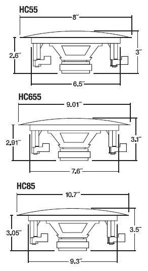 ROCKVILLE-HC85-8-Inch-8-Ohm-700-Watt-2-Way-In-Ceiling-Home-Theater-Speakers-fig-1