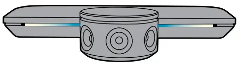 Jabra PanaCast - Solid blue LEDs