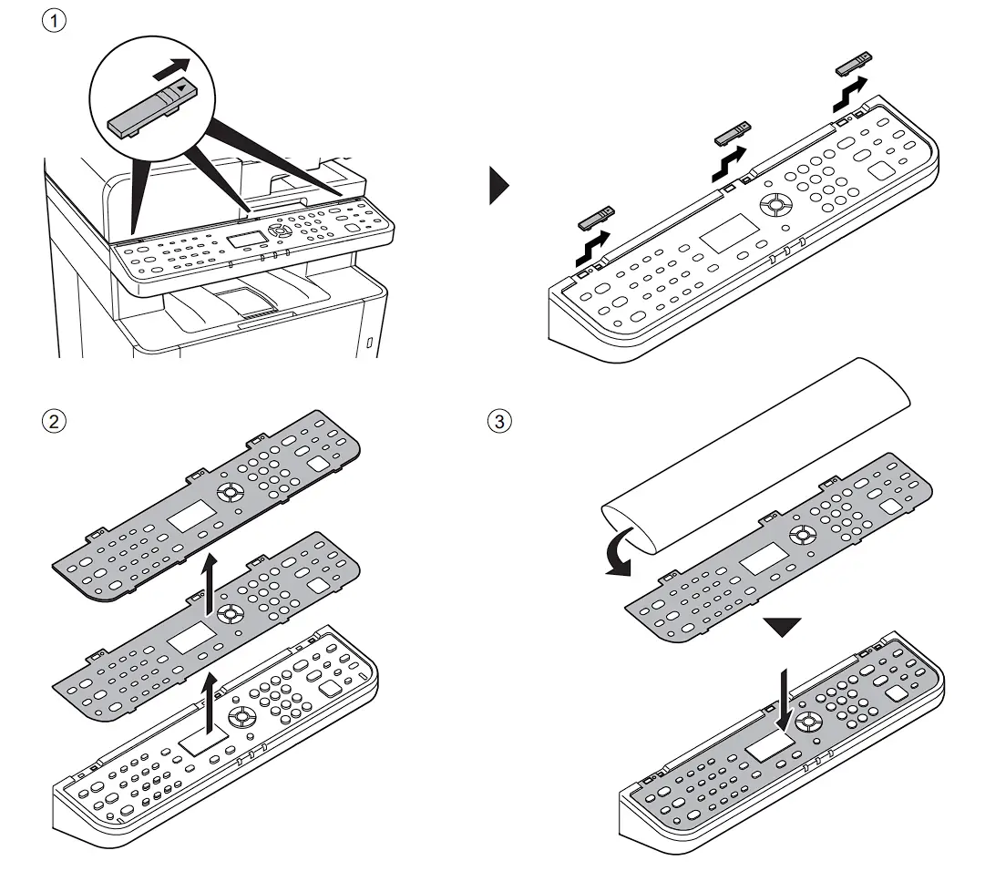 Replace Operation Panel Sheet