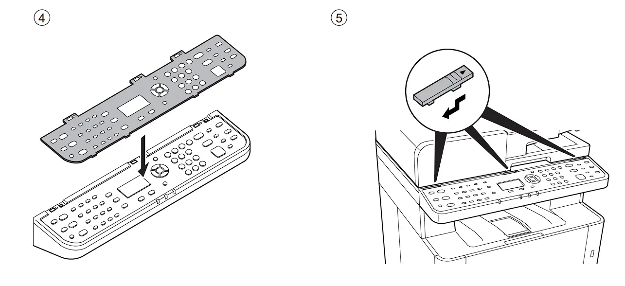 Replace Operation Panel Sheet