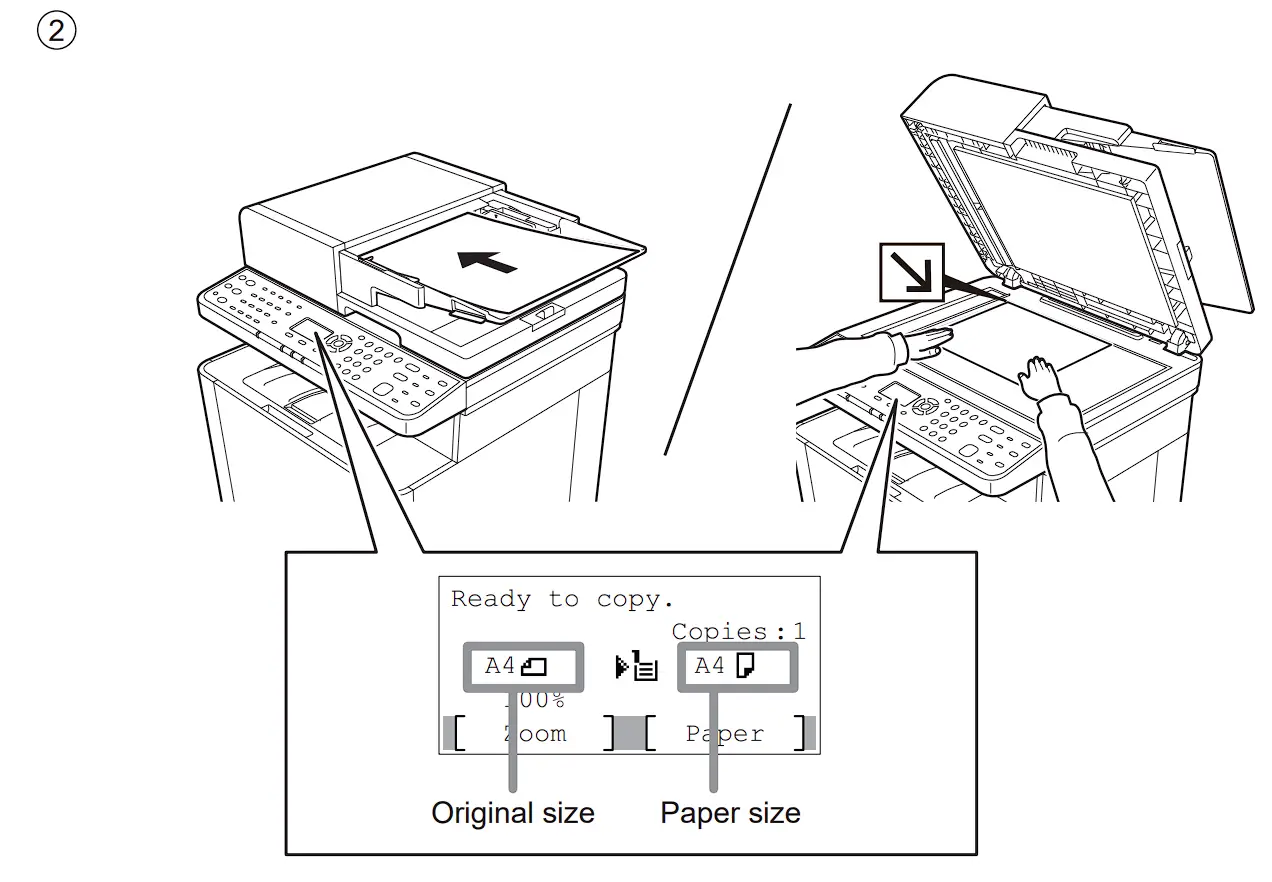 MA2100c Series Laser Multi function printer Copy