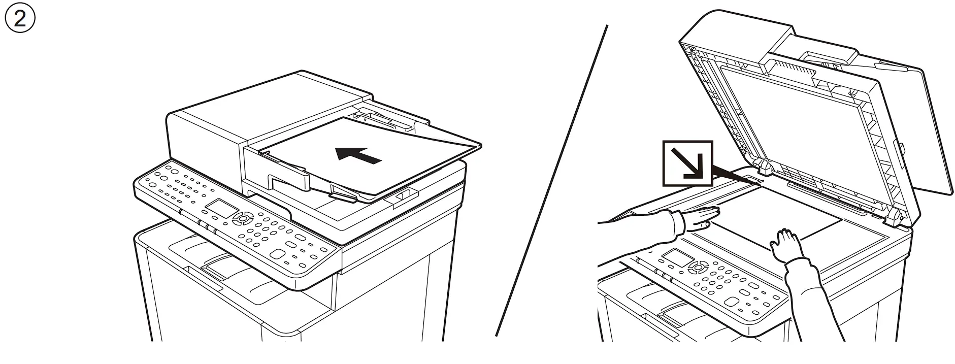 MA2100c Series Laser Multi function printer Fax