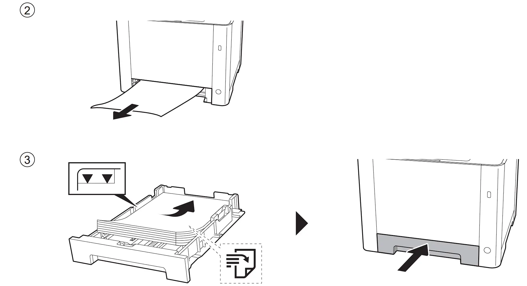 MA2100c Series Laser Multi function printer Clear Paper Jam
