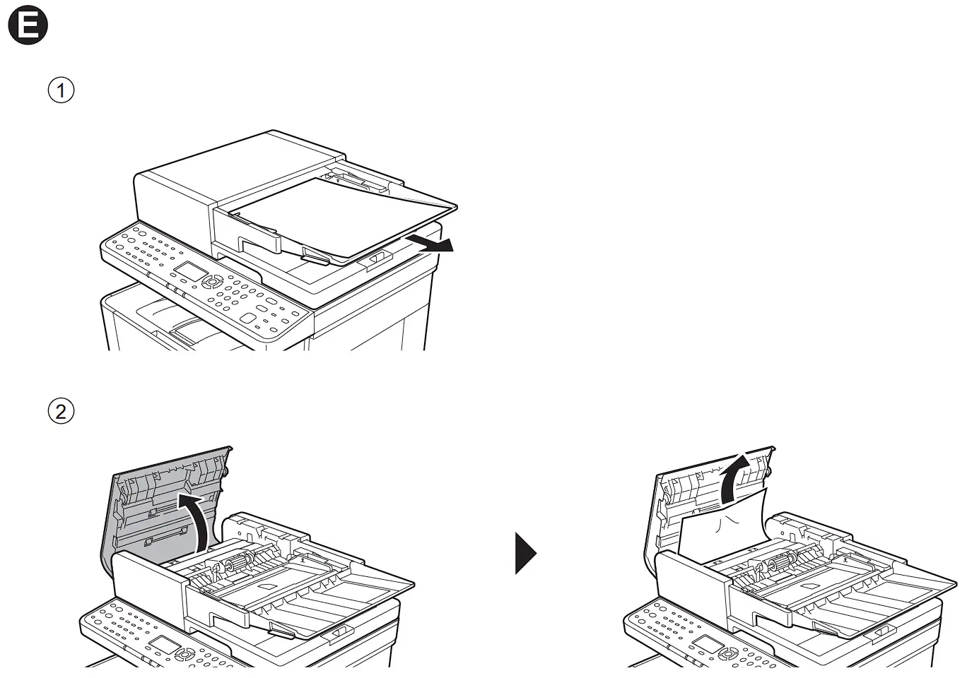MA2100c Series Laser Multi function printer Clear Paper Jam