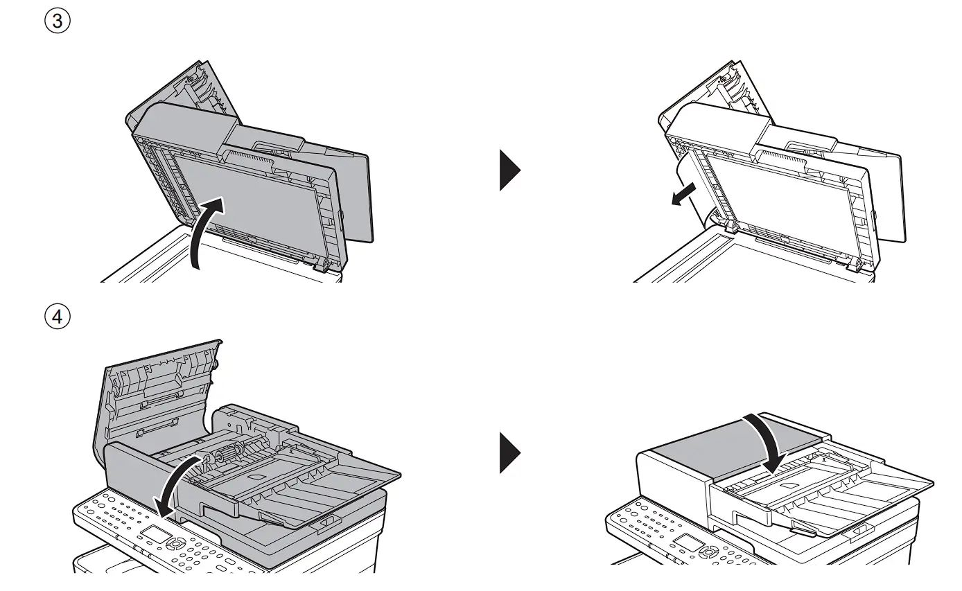 MA2100c Series Laser Multi function printer Clear Paper Jam