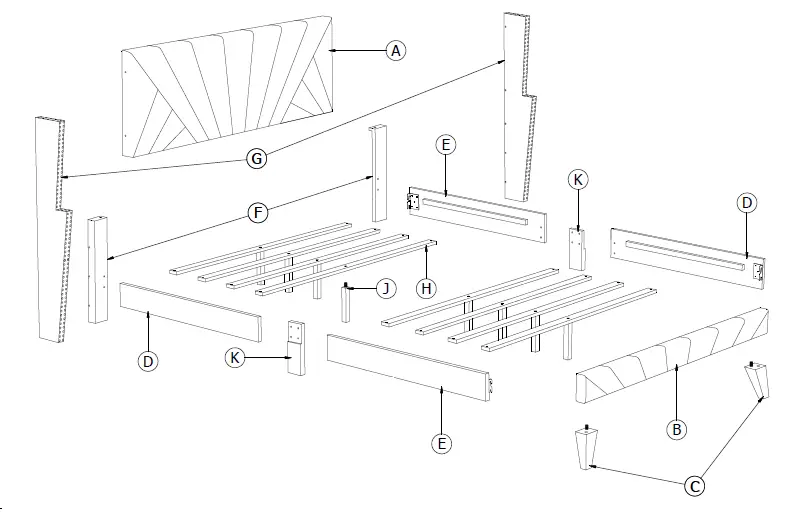 HOMEDEPOT-SXB0812AAB-Black-Velvet-Upholstered-Frame-Queen-Platform-Bed-with-Channel-Tufting-and-Nailhead-Trim-FIG-1