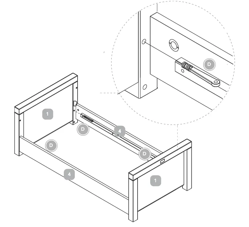 Silver Cross Coastline Cot Bed FIG (17)