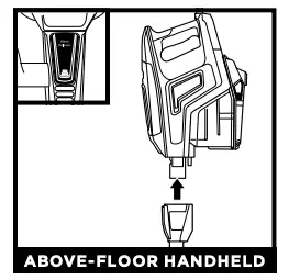 ABOVE-FLOOR HANDHELD