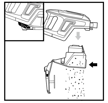 EMPTYING THE DUST CUP Figure 2