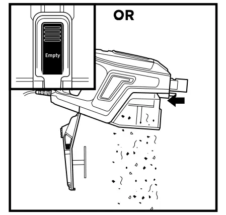 EMPTYING THE DUST CUP Figure 3
