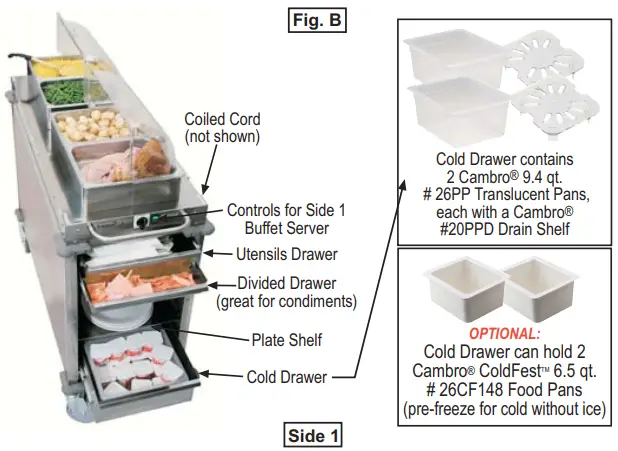 Cadco-CBC-HH-L3-MobileServ-Junior-Hot-Buffet-Carts-FIG-3