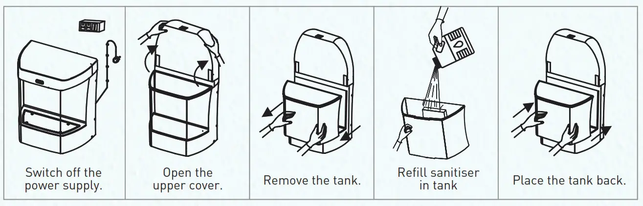 KENT Auto Sanitise-6 - CLEANING & MAINTENANCE