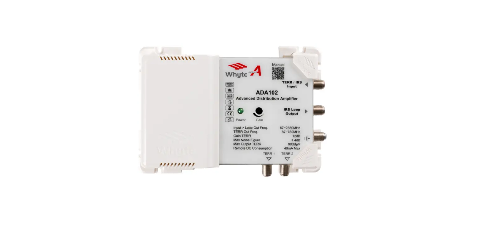 Whyte Ada102 A Series Advanced Distribution Amplifier Instruction Manual Whyte Ada102 A Series Advanced Distribution Amplifier Instruction Manual