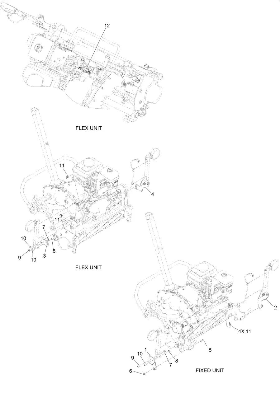 TORO 04138 Greensmaster 1000 Series Mower - Light Mount Kit