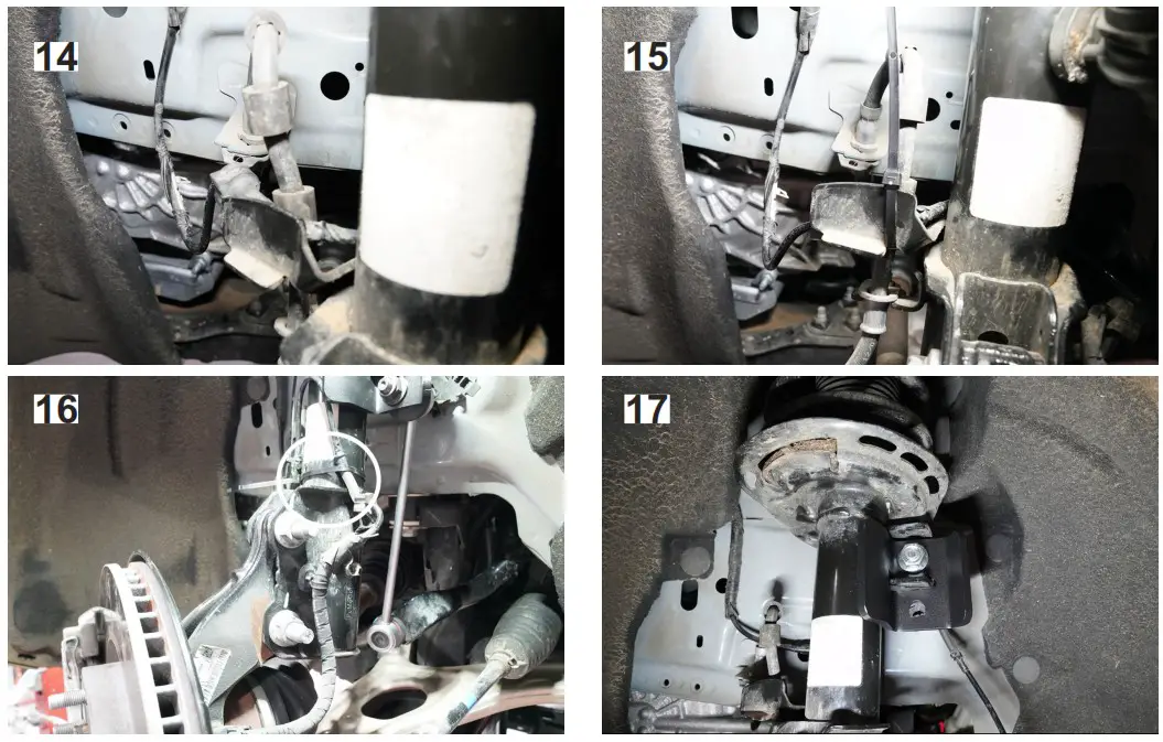 SUPERLIFT SUSPENSION 2021 Bronco Sport 4WD 1 5 Inch Lift Kit - FRONT INSTALLATION 6