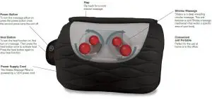 FIG 7 Ultra Plush Shiatsu Massage Pillow