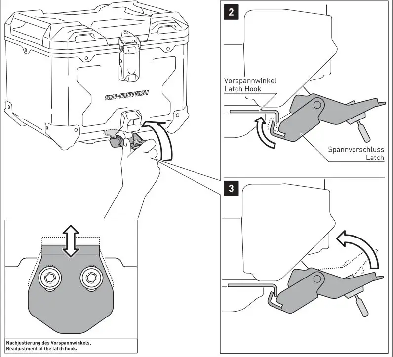 SW-MOTECH KFT.13.849.70000-B Aluminum Case System Instruction Manual - Mounting 10